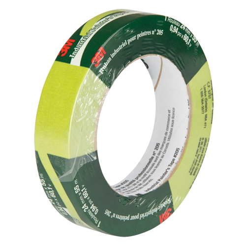 Painter's Masking Tape 205, 24 mm (1") x 55 m (180'), Green Auto-Cam