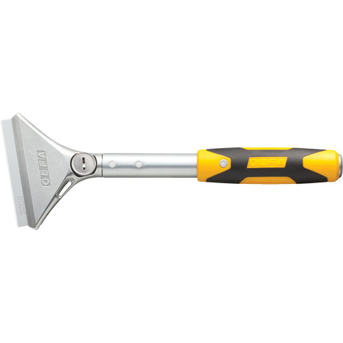 OLFA&reg; XSR-300 Extra-Heavy-Duty Scraper, Steel Blade, 4" Wide, Metal Handle Auto-Cam