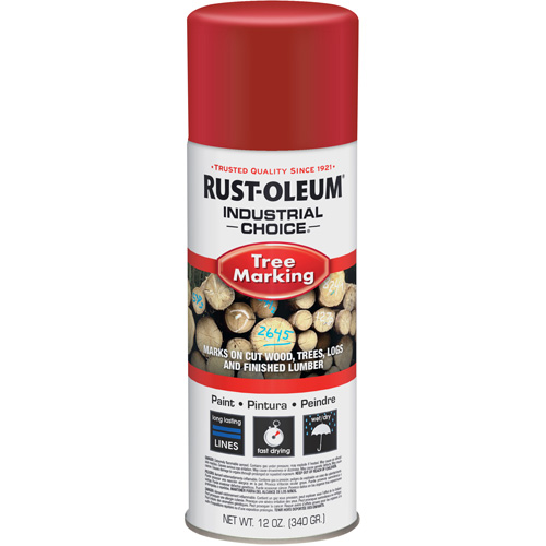 Peinture pour le marquage des arbres Industrial Choice T1600, Rouge, 16 oz Auto-Cam