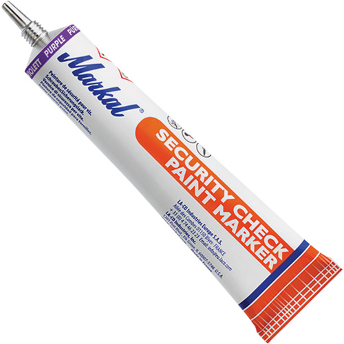 Security Check Paint Marker, 1.7 oz., Tube, Purple Auto-Cam