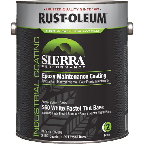 Sierra Performance S60 Water-Based Epoxy Maintenance Coating Pastel Base, Gallon, Tint Base Auto-Cam