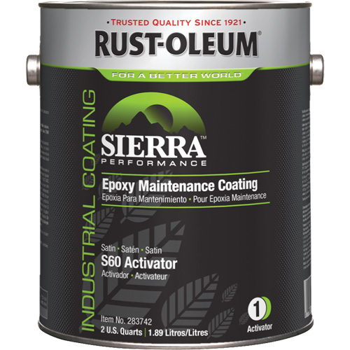 Sierra S60 Water-Based Epoxy Maintenance Coating Part 1 Activator, Gallon Auto-Cam