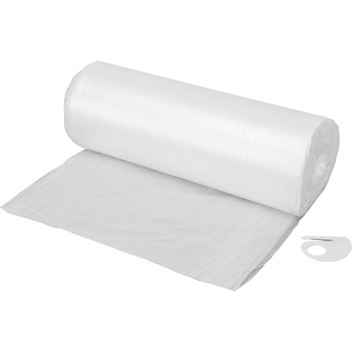 Toile de protection, 400' lo x 9' la, Plastique Auto-Cam