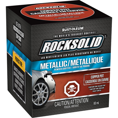 Additifs de poudre m&eacute;tallique RockSolid, 60 ml, Bouteille, Casserole en cuivre Auto-Cam