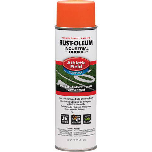 Peinture de lignage pour terrains de sport AF1600, Orange, Canette a&eacute;rosol Auto-Cam