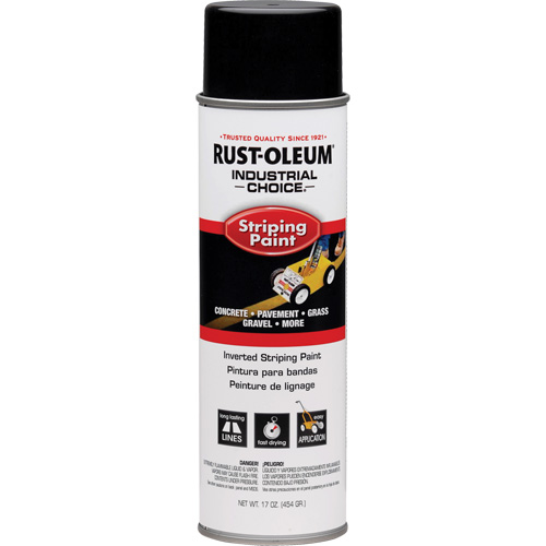 S1600 System Inverted Striping Paint, Black, Aerosol Can Auto-Cam