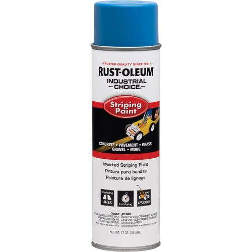 S1600 System Inverted Striping Paint, Blue, Aerosol Can Auto-Cam