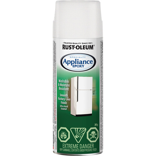 Specialty Appliance Epoxy Coating, Aerosol Can, White Auto-Cam