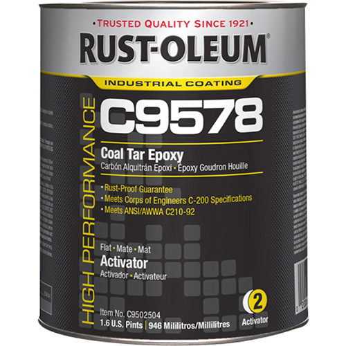 Activateur pour rev&ecirc;tement &eacute;poxydique &agrave; base de goudron de houille et &agrave; haute teneur en solides du syst&egrave;me C9578, 0,2 gal., Seau Auto-Cam
