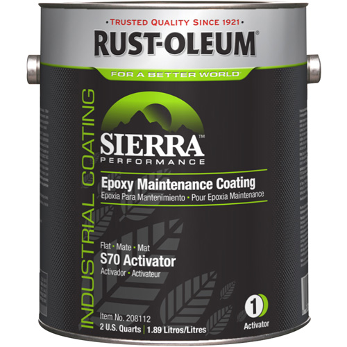 Activateur pour appr&ecirc;t acrylique &eacute;poxydique &agrave; base d'eau Sierra Performance S70/S71, Gallon, Blanc Auto-Cam