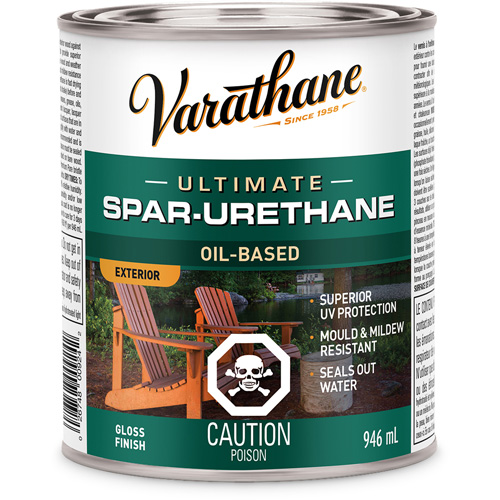 Rev&ecirc;tement &agrave; fini diamant pour bois Varathane, 946 ml, Transparent, Brillant Auto-Cam