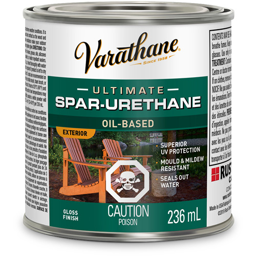 Varathane&reg; Diamond Outdoor Wood Finish, 236 ml, Clear, Gloss Auto-Cam