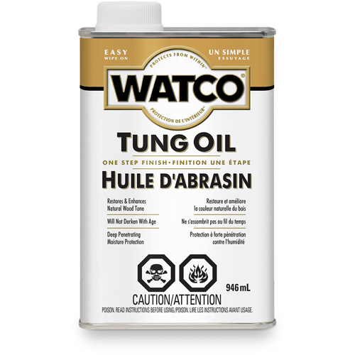 Huile dabrasin Watco, 946 ml, Transparent, Transparent Auto-Cam