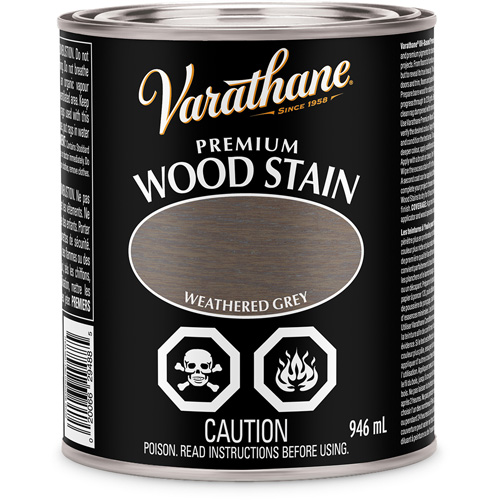Teinture pour le bois de qualit&eacute; sup&eacute;rieure Varathane, 946 ml, Gris vieilli Auto-Cam