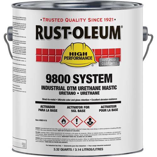 9800 System DTM Urethane Mastic Activator, 1 gal. Auto-Cam