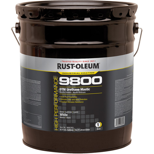 9800 System DTM Urethane Mastic, 5 gal., White, High-Gloss Auto-Cam