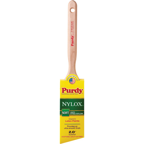 Nylox Glide Paint Brush, Nylon, Wood Handle, 2" Width Auto-Cam
