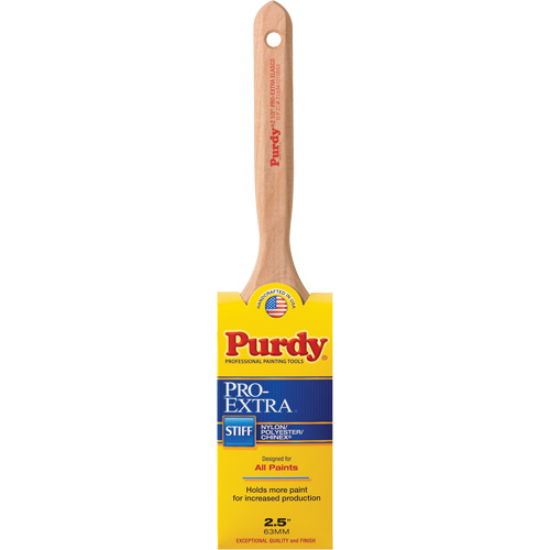 Pro-Extra Elasco Paint Brush, Blended Material, Wood Handle, 2-1/2" Width Auto-Cam