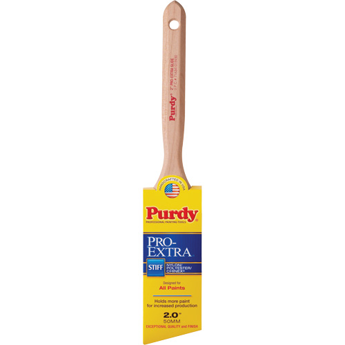 Pro-Extra Glide Paint Brush, Blended Material, Wood Handle, 2" Width Auto-Cam