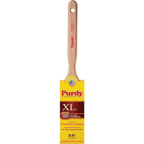 Pinceau XL Bow, Poly/nylon, Manche Bois, Largeur de 2" Auto-Cam