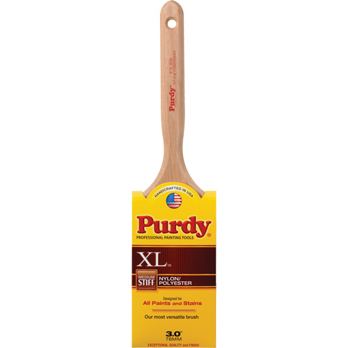 XL Bow Paint Brush, Poly/Nylon, Wood Handle, 3" Width Auto-Cam