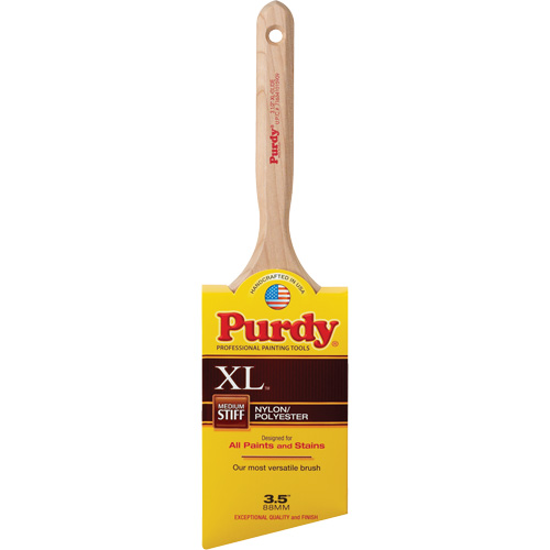 XL Glide Paint Brush, Poly/Nylon, Wood Handle, 3-1/2" Width Auto-Cam