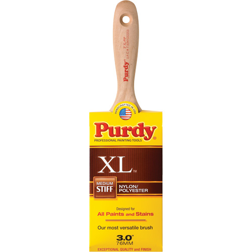 Pinceau XL Pip, Poly/nylon, Manche Bois, Largeur de 3" Auto-Cam