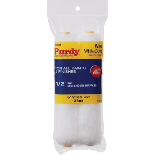 Dove Wire Mini Roller, 12.7 mm (1/2") Nap, 165 mm (6-1/2") L Auto-Cam