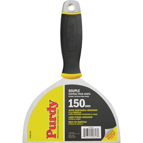 Premium Joint Knife, Stainless Steel Blade, 6" Wide, Plastic Handle Auto-Cam