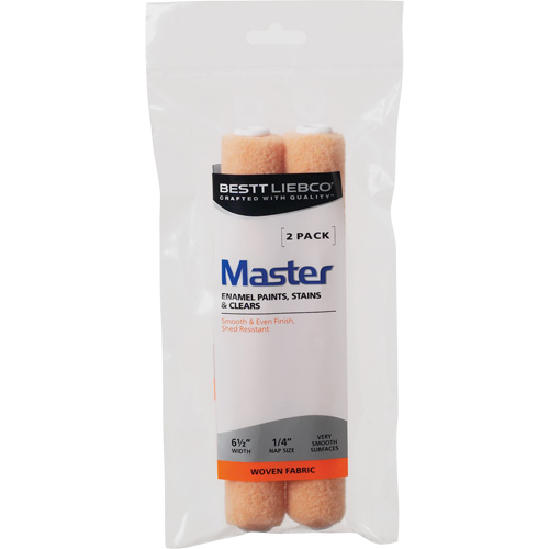 Master Enameler Mini Roller Cover, 6 mm (1/4") Nap, 165.1 mm (6-1/2") L Auto-Cam