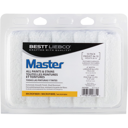 Couvre-rouleau en microfibre Master, Nap 13 mm (1/2"), 101,6 mm (4") l Auto-Cam