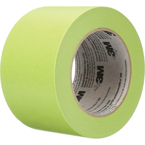 Ruban industriel 205 pour peintre, 72 mm (2-4/5") x 55 m (180'), Vert Auto-Cam