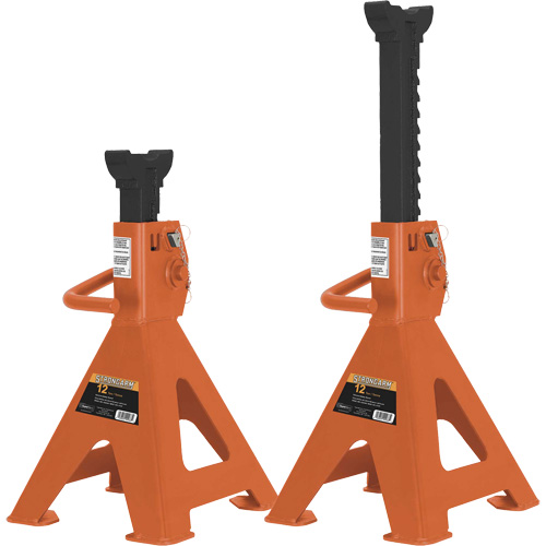 872B B&eacute;quilles de cric, Poign&eacute;e/rochet verrouillable, Capacit&eacute; de 12 tonne(s), 19-1/4" - 28-1/3" h Auto-Cam