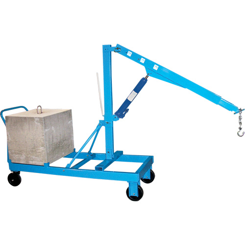 Floor Cranes - Reverse Boom, 8' Lift, 3000 lbs. (1.5 tons), 57" Arm, 78" H Auto-Cam