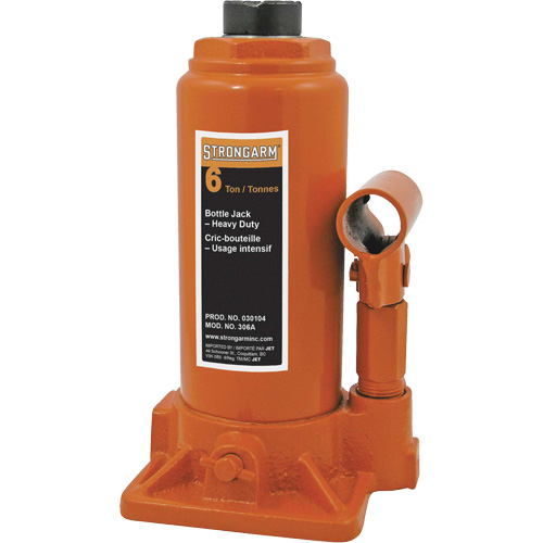 306A Bottle Jack, 6 Ton(s), 16" Raised Height Auto-Cam