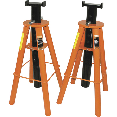 871A Truck Stand Set, 10 Tons Capacity, 30-3/4" - 46-1/4" H Auto-Cam