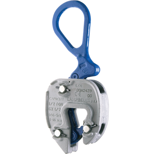 GX Lifting Clamps, 1000 lbs. (0.5 tons), 1/16" - 5/8" Jaw Opening Auto-Cam