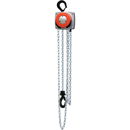 Hurricane 360° Chain Hoist, 10' Lift, 1000 lbs. (0.5 tons) Capacity, Steel Chain Auto-Cam