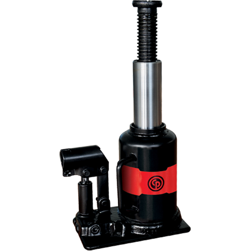 Bottle Jack, 12 tons, 10-4/5" Raised Height Auto-Cam