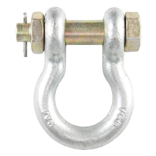 Bolt Type Anchor Shackle, 1/4", Bolt Type, Hot Dip Galvanized Auto-Cam