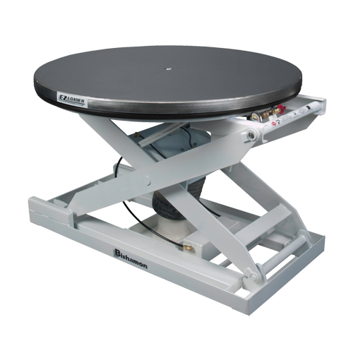 EZ Loader&reg; E Self-Levelling Pallet Positioner - Stainless Platform, 43" L x 43" W, 4000 lbs. Cap. Auto-Cam