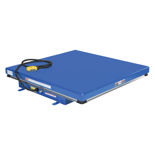 Hydraulic Scissor Lift Table, Steel, 72" L x 48" W, 3000 lbs. Cap. Auto-Cam
