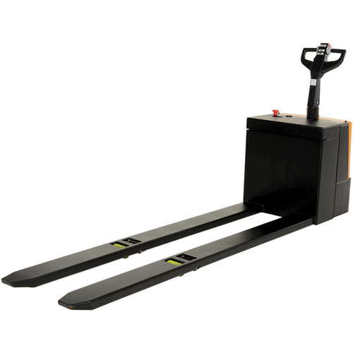 Transpalette &eacute;lectrique motoris&eacute; a/plateforme &agrave; conducteur debout, Capacit&eacute; 4500 lb, 96" lo x 30" la Auto-Cam