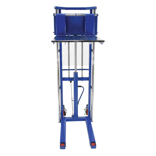 Hefti-Lift Load Stacker, Foot Pump Operated, 1500 lbs. Capacity, 63" Max Lift Auto-Cam