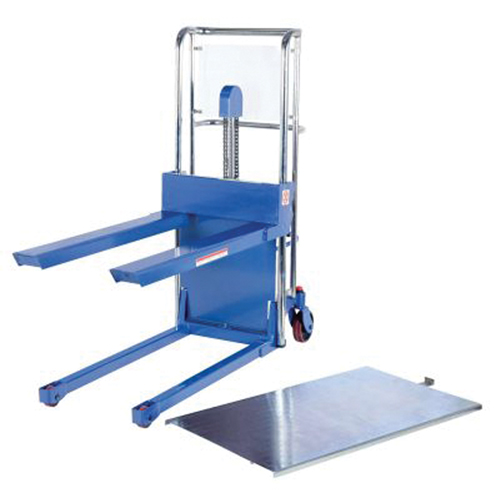 Hefti-Lift Load Stacker, Foot Pump Operated, 400 lbs. Capacity, 44" Max Lift Auto-Cam