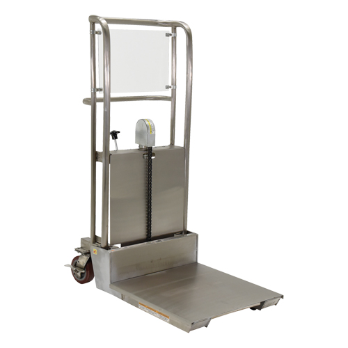 Hefti-Lift Load Stacker, Foot Pump Operated, 450 lbs. Capacity, 45-5/8" Max Lift Auto-Cam