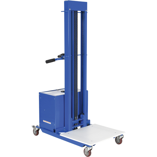 Gerbeur &agrave; levage rapide, M&eacute;canisme &eacute;lectrique, Capacit&eacute; de 400 lb, Levage max de 72" Auto-Cam