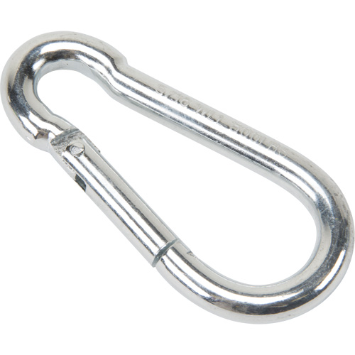 Zinc Plated Snap Hook, 500 lbs (0.25 tons) Working Load Limit, 5/16" Size, 1/2" Eye Auto-Cam