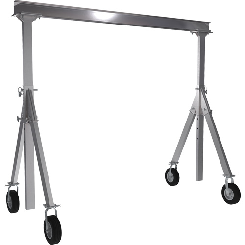 Grue-portique ajustable en aluminium, 10' lo, Capacit&eacute; 1500 lb (0,75 tonne) Auto-Cam