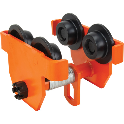 Adjustable Trolley with Safety Plates, 2000 lbs. (1 tons) Auto-Cam